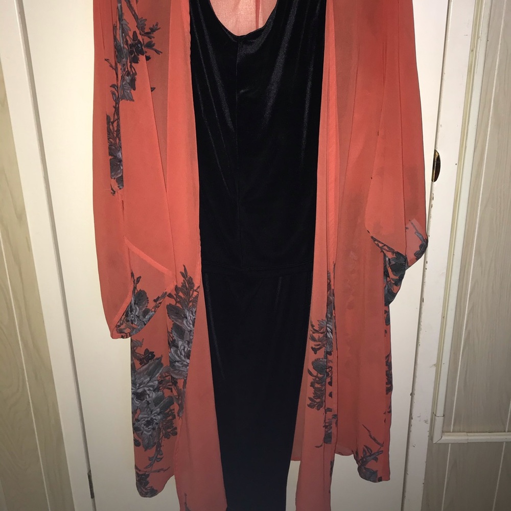 Vintage three-piece velvet outfit